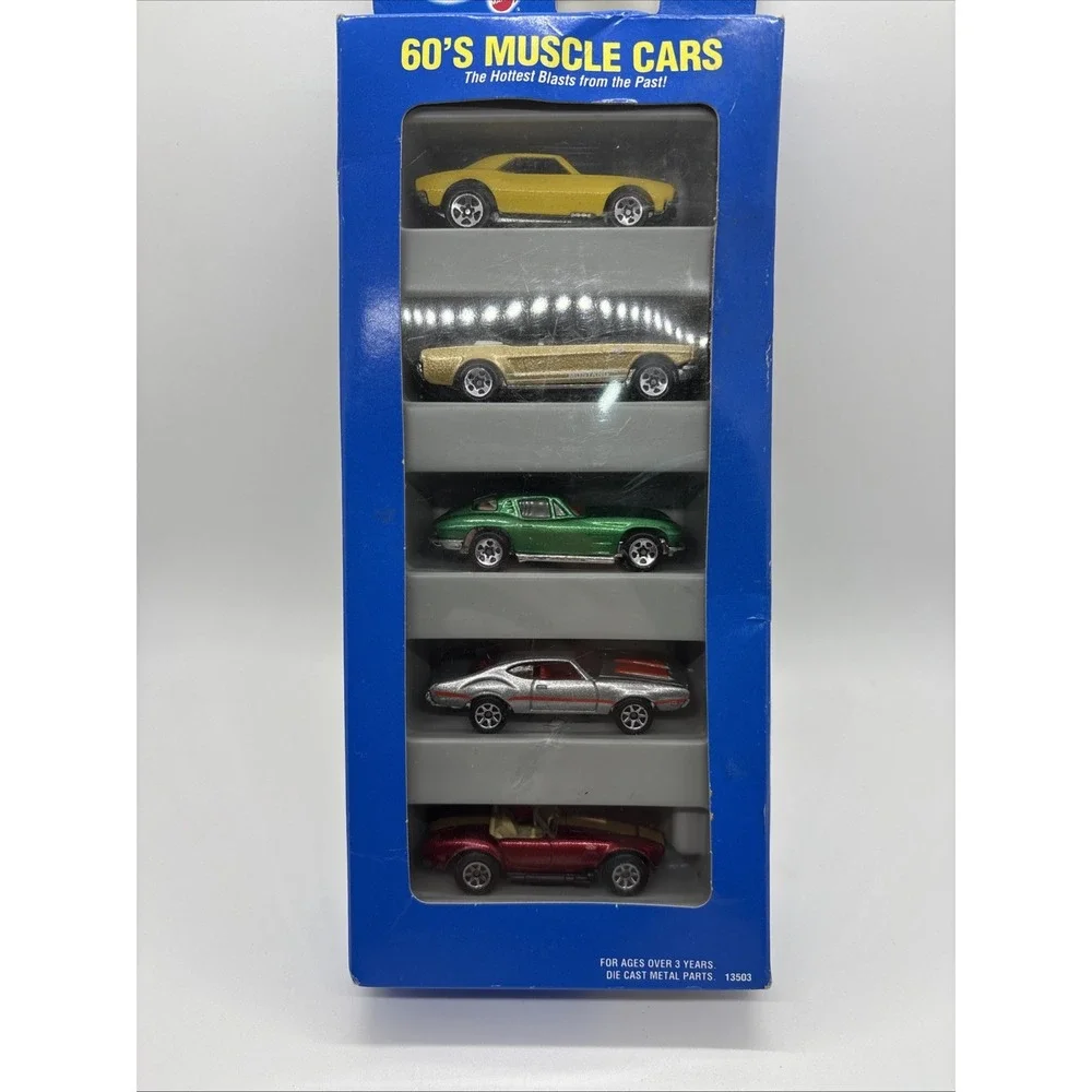 Vintage 1995 Hot Wheels - 60's Muscle Cars 5 Car Gift Pack #13503